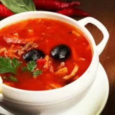 Солянка Сбор.мясная - Кафе Оазис суши пиццы салаты г. Феодосии 